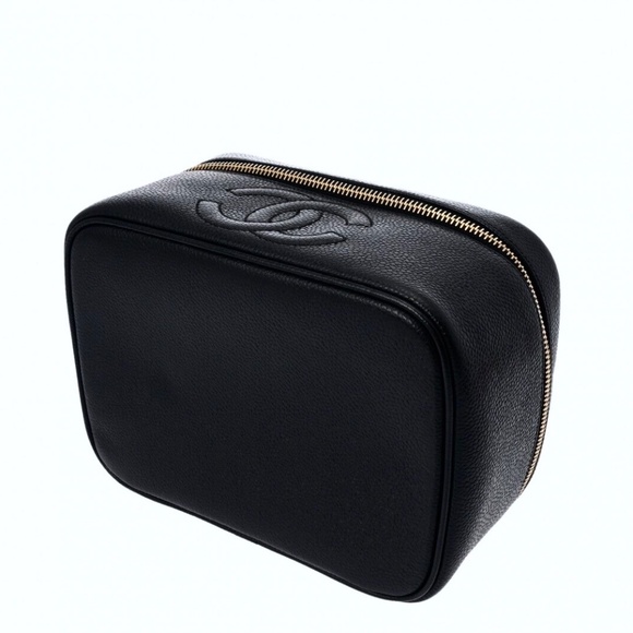 CHANEL Cosmetics Bag Caviar Skin Black - Picture 5 of 12